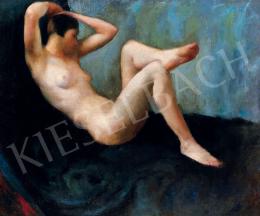 Abonyi, Tivadar - Lying Female Nude 