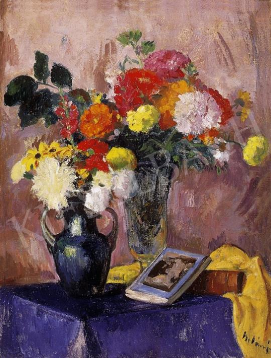  Belányi, Viktor - Still life of asters | 8th Auction auction / 144 Lot