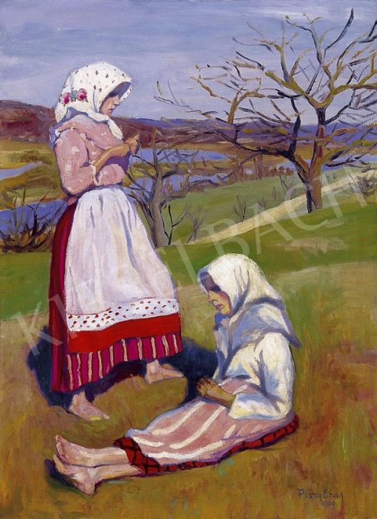  Plány, Ervin - Girls in the open air | 8th Auction auction / 150 Lot