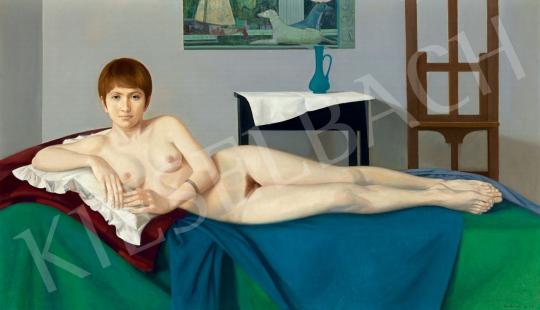 Mácsai, István - Lying Nude in the Studio | 46th Auction auction / 164 Lot