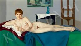 Mácsai, István - Lying Nude in the Studio 