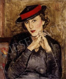 Biai-Föglein, István - Woman in a hat 