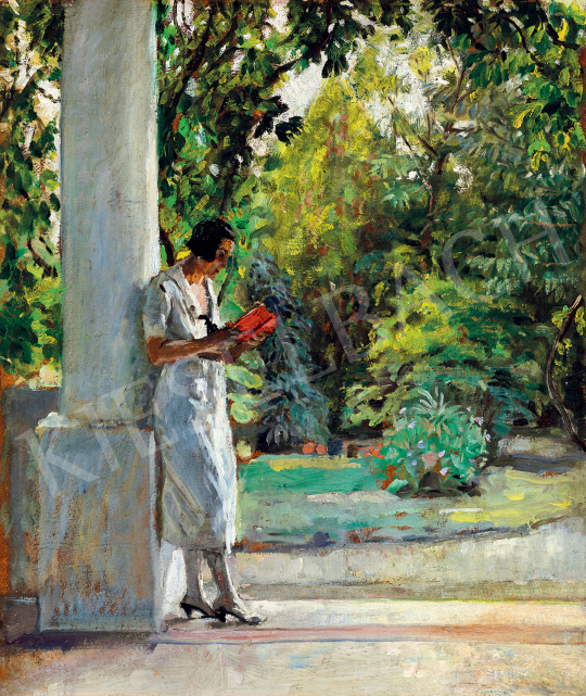  Pólya, Tibor - Young Woman Reading on the Veranda (Szolnok) | 47th Autumn Sale auction / 5 Lot