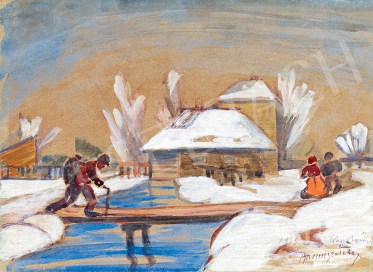 Boromisza, Tibor - Winter in Nagybánya | 47th Autumn Sale auction / 13 Lot