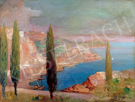  Háry, Gyula - Mediterranean Beach (Amalfi) | 47th Autumn Sale auction / 47 Lot