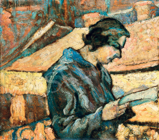  Scheiber, Hugó - Woman Reading | 47th Autumn Sale auction / 101 Lot