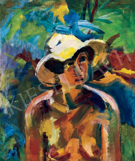  Novotny, Emil Róbert - Woman with a Hat | 47th Autumn Sale auction / 111 Lot