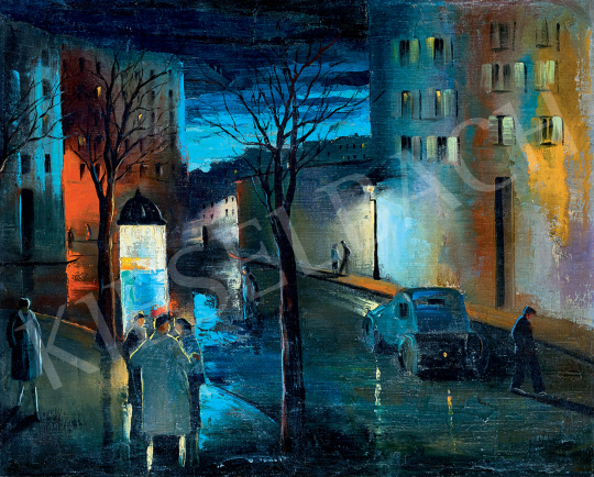 Corini, Margit - Street in Paris by Night | 47th Autumn Sale auction / 141 Lot