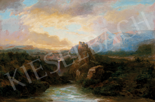 Telepy, Károly - Landscape in Upper Hungary (Castle) | 47th Autumn Sale auction / 148 Lot