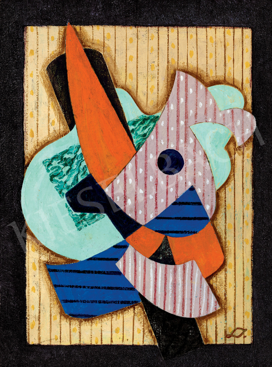 Tihanyi, Lajos, - Abstract Still-Life with Playful Figures | 47th Autumn Sale auction / 159 Lot