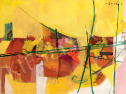  Viski, Balázs László - Composition with Yellow (Landscape) 