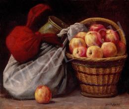Feszty, Árpád - Still life of apples 
