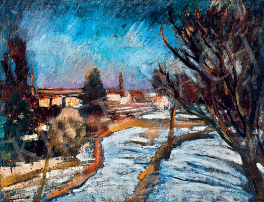Orbán, Dezső - Snowy Landscape | 47th Autumn Sale auction / 186 Lot