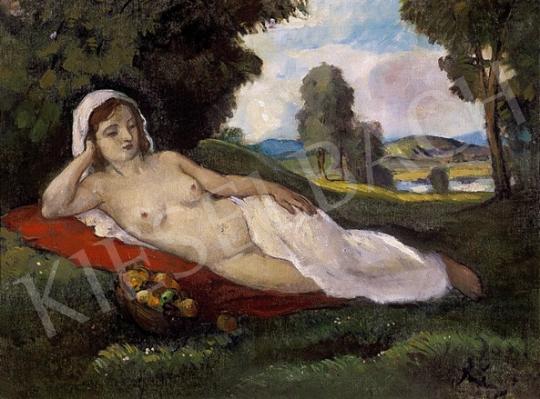  Belányi, Viktor - Nude in the open air | 8th Auction auction / 177 Lot
