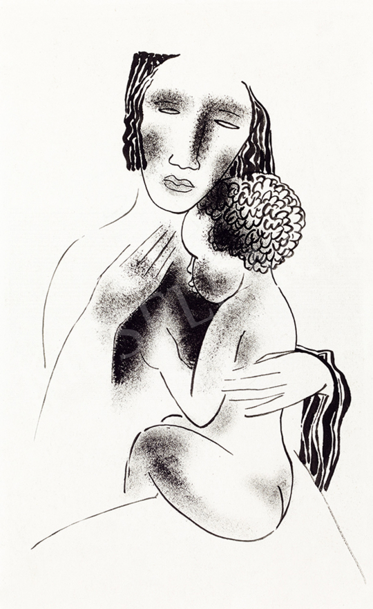  Kádár, Béla - Mother with Child | Winter Auction auction / 4 Lot