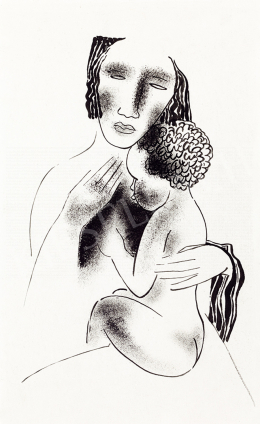  Kádár, Béla - Mother with Child (1930s)