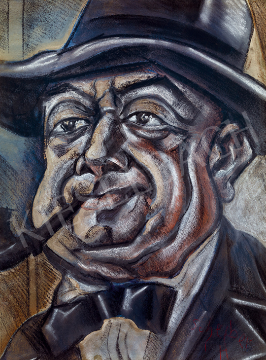  Scheiber, Hugó - Self-portrait with a Hat | Winter Auction auction / 9 Lot