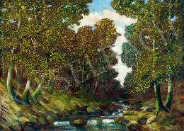  Jaszusch, Antal (Jasszus Antal) - Autumn Forest (c. 1930)