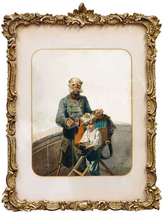  Zichy, Mihály - Busker (Beggars) | Winter Auction auction / 36 Lot