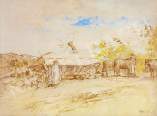  Mednyánszky, László - Horse-cart | Winter Auction auction / 48 Lot
