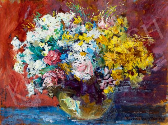 Thormáné Kiss, Margit - Still-Life of Flowers | Winter Auction auction / 61 Lot