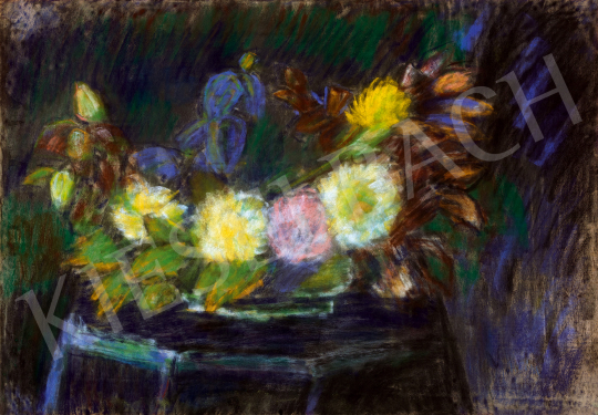 Nagy, István - Big Still-Life of Flowers with Irises | Winter Auction auction / 76 Lot