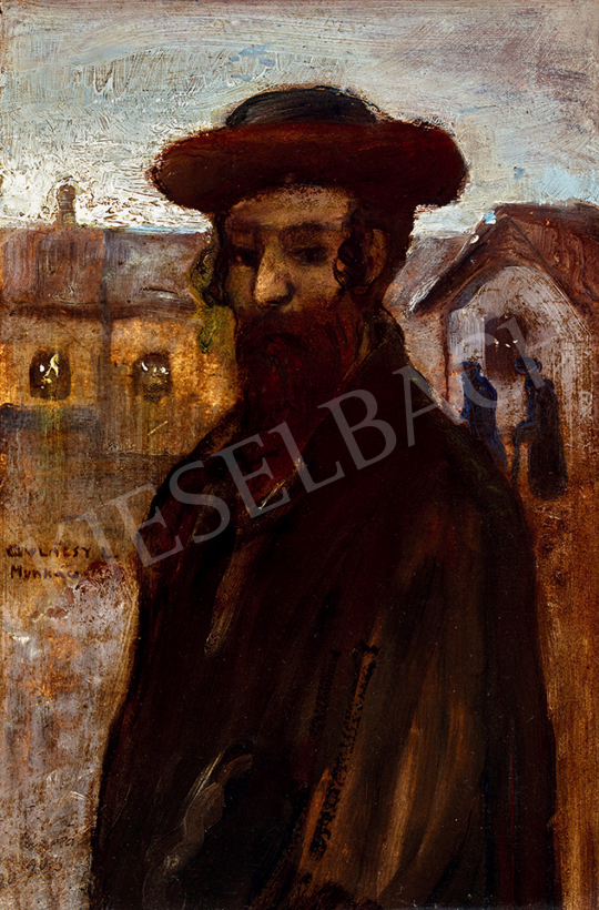  Gulácsy Lajos - Fiatal rabbi (A munkácsi rabbi) | 48. téli aukció aukció / 90 tétel