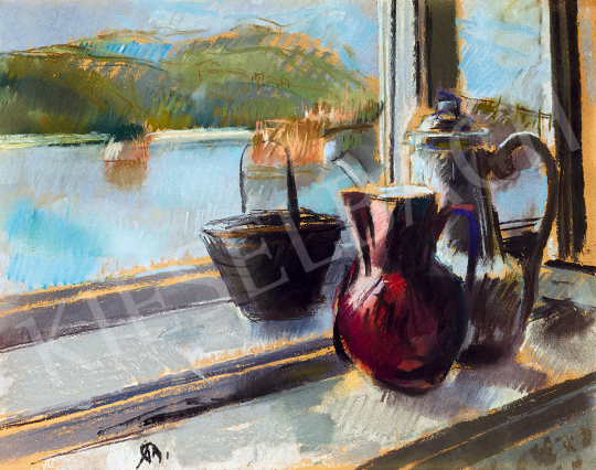  Bernáth, Aurél - View to the Danube (Studio Window) | Winter Auction auction / 116 Lot