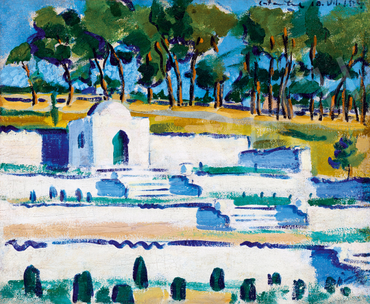  Móricz, Margit, - Arabian Town in Summer Lights | Winter Auction auction / 132 Lot