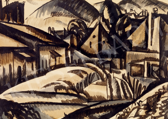 Uitz, Béla - Expressionis Landscape | Winter Auction auction / 133 Lot