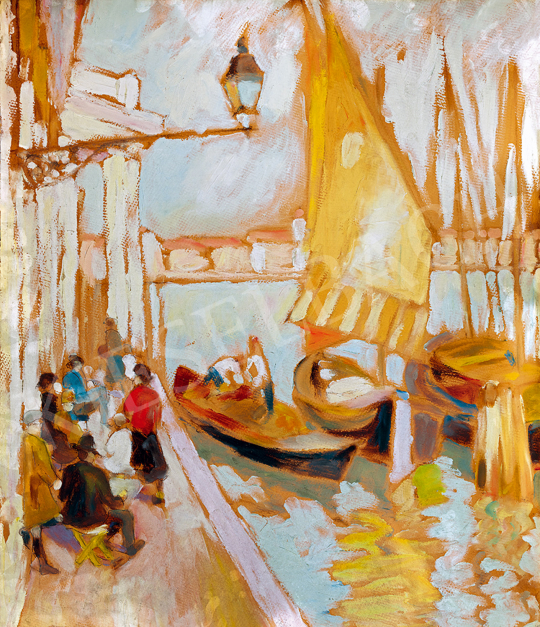 Unknown Hungarian painter - Venice | Winter Auction auction / 134 Lot