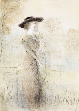  Gulácsy, Lajos - Woman with a Hat 