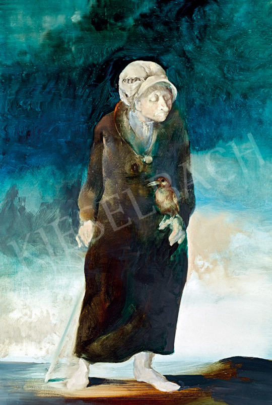  Szász, Endre - Lady with a Bird | Winter Auction auction / 171 Lot