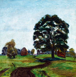 A. Tóth, Sándor - Landscape in France (The Lonely Tree) 