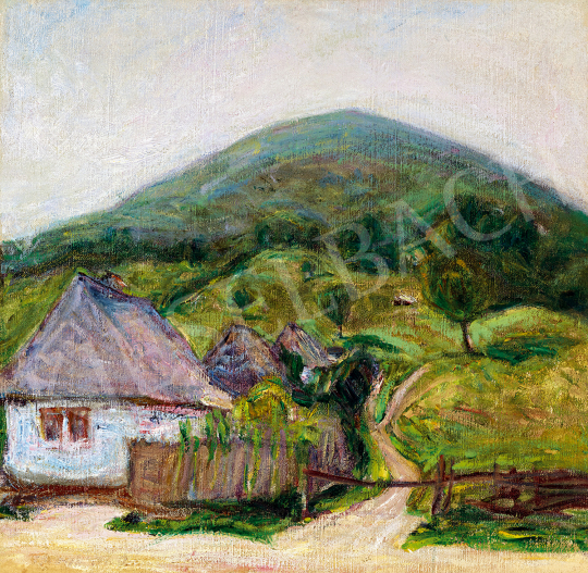 Hollósy, Simon - Landscape with Técső | Winter Auction auction / 177 Lot