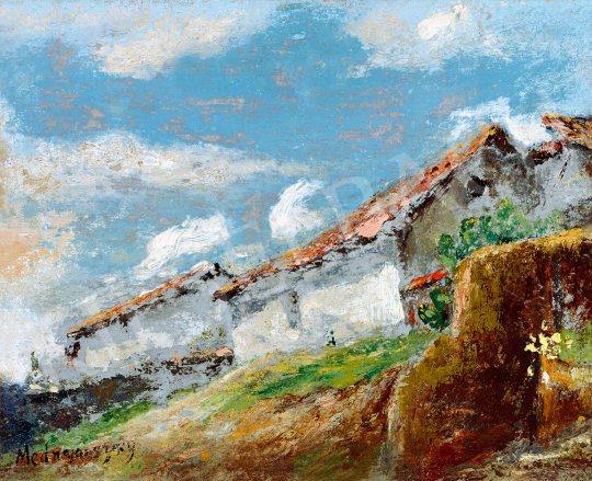  Mednyánszky, László - Sunlit Houses on the Hill | Winter Auction auction / 179 Lot