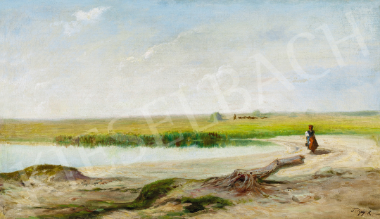 Telepy, Károly - Landscape on the Great Plane | Winter Auction auction / 197 Lot