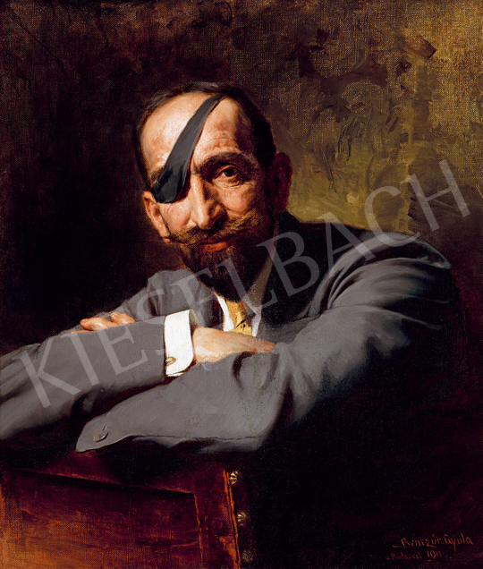  Benczúr Gyula - Gróf Széchenyi Géza (1860-1930) portréja | 48. téli aukció aukció / 203 tétel