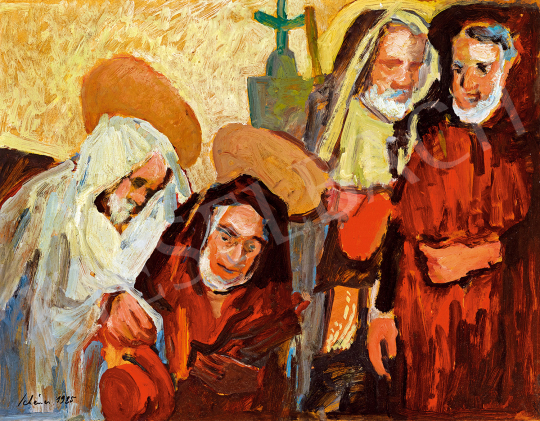 Schéner, Mihály - Visit of the Saints (Double-Self-Portrait) | Winter Auction auction / 226 Lot