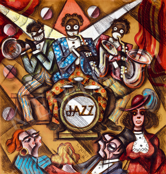  Scheiber, Hugó - Jazz band | Winter Auction auction / 230 Lot