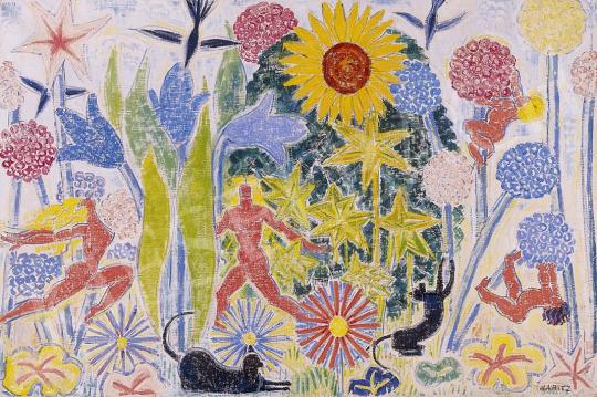 Járitz, Józsa - Flowery garden | 8th Auction auction / 213 Lot