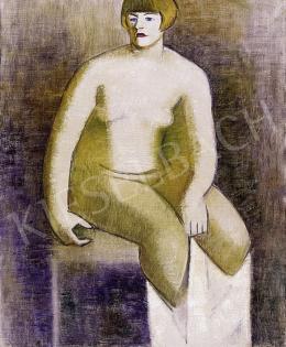 Járitz, Józsa - Woman, sitting on a chair 