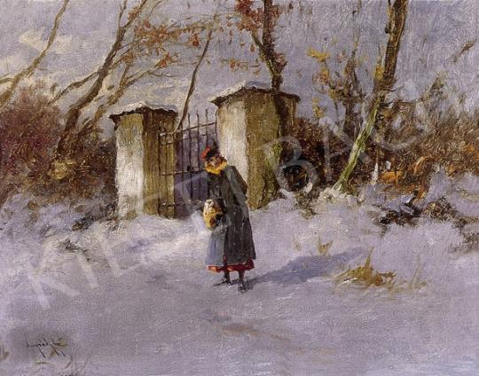 Neogrády, Antal - Walk in winter | 8th Auction auction / 221 Lot