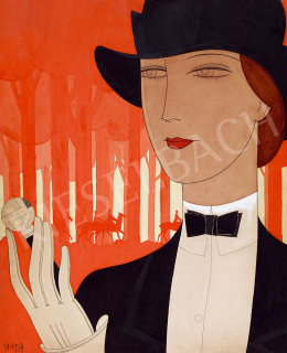 Gara, Arnold - Art Deco Woman (Riding Out) 