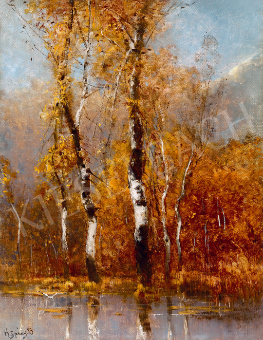 K. Spányi, Béla - Birch Trees (Autumn) | The 49th auction of the Kieselbach Gallery. auction / 10 Lot