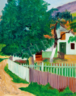  Vörös, Géza - Garden by the Danube (1936)