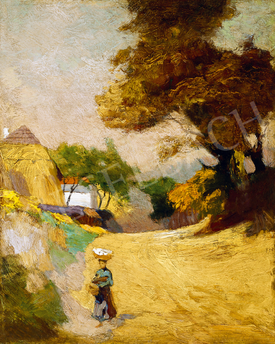  Háry, Gyula - Sunlit Village Street | The 49th auction of the Kieselbach Gallery. auction / 78 Lot