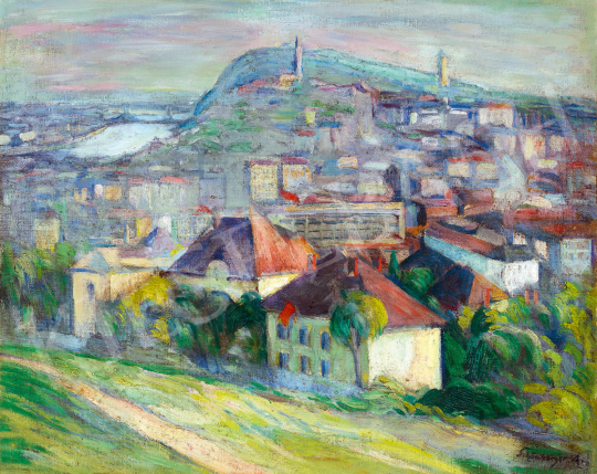  Schönberger, Armand - View From Rose Hill with the Buda Castle in the Background | The 49th auction of the Kieselbach Gallery. auction / 103 Lot