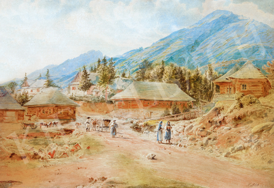 Alt, Jacob - Village in High Tatras | The 49th auction of the Kieselbach Gallery. auction / 108 Lot