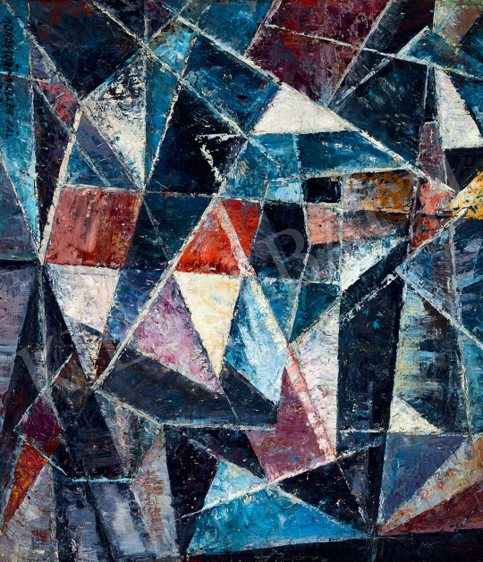 Monostori Moller, Pál - Composition (Chrystal Flower) | The 49th auction of the Kieselbach Gallery. auction / 128 Lot
